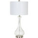 Vaeroy 30 inch 100 watt Nickel Table Lamp Portable Light