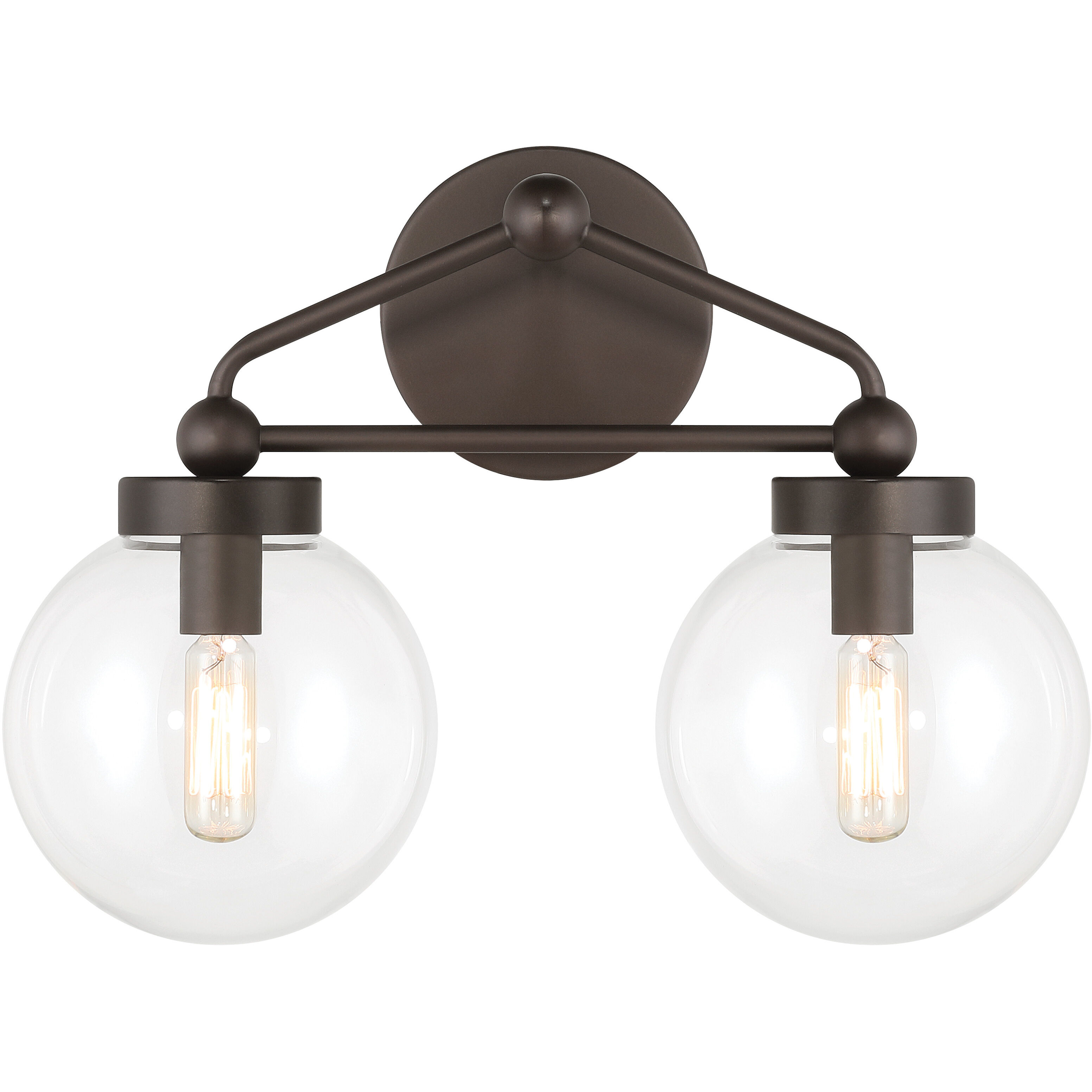 Stella 2 Light 14.75 inch Dark Bronze Vanity Light Wall Light