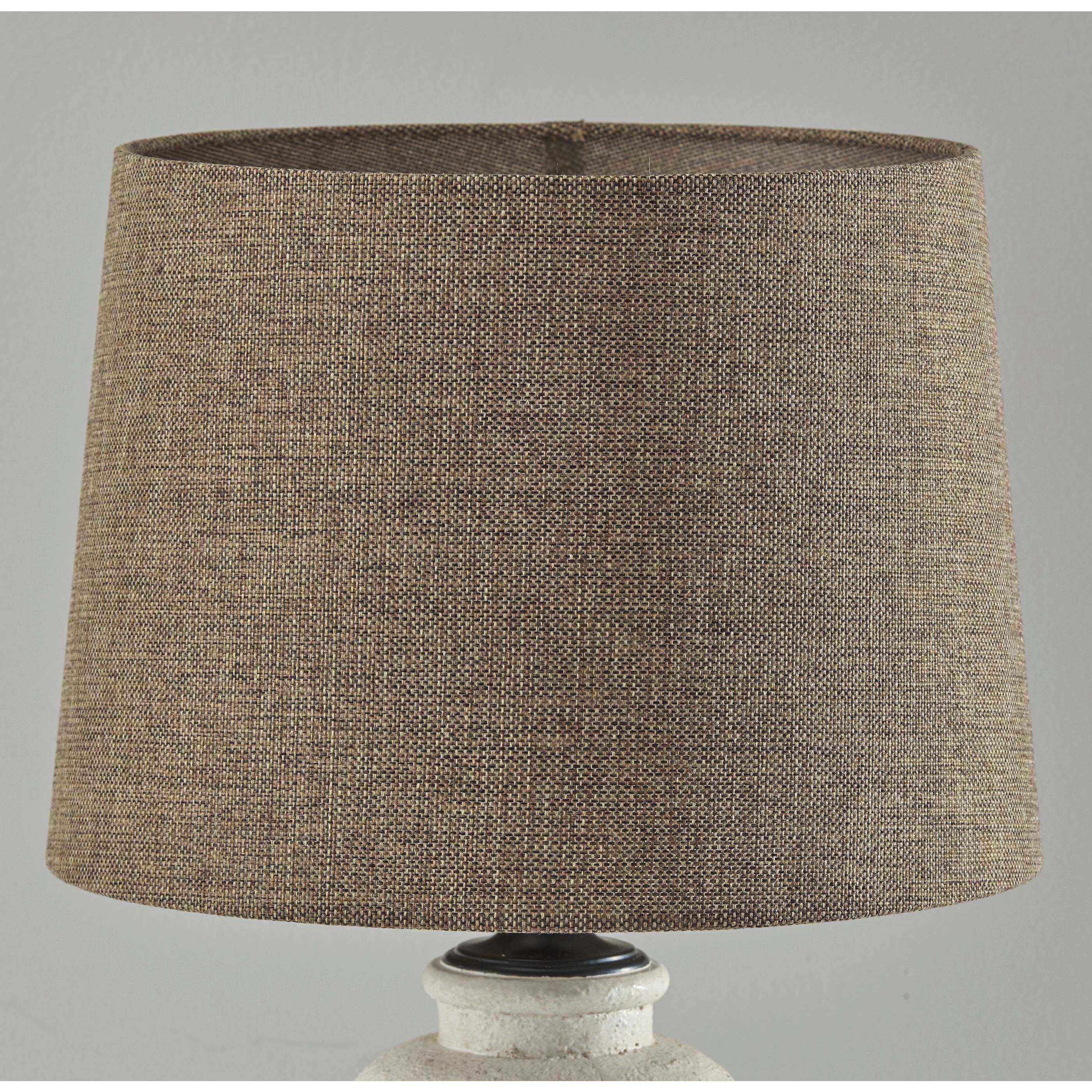 Callista 26 inch 60.00 watt White Ceramic Table Lamp Portable Light, Simplee Adesso