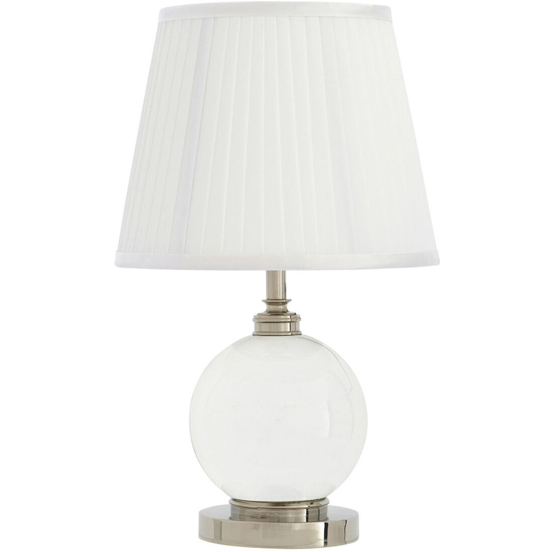 Octavia 15.94 inch 100 watt Crystal Glass Table Lamp Portable Light