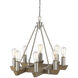 Finnick 8 Light 24 inch Satin Nickel Chandelier Ceiling Light