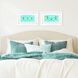 Summer Splash Blue and Green and Multi Framed Art, Propac