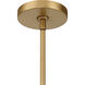 Orion 4 Light 53 inch Legacy Brass Chandelier Ceiling Light