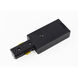 Signature Matte Black Track End Feed Connector Ceiling Light