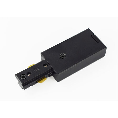 Signature Matte Black Track End Feed Connector Ceiling Light