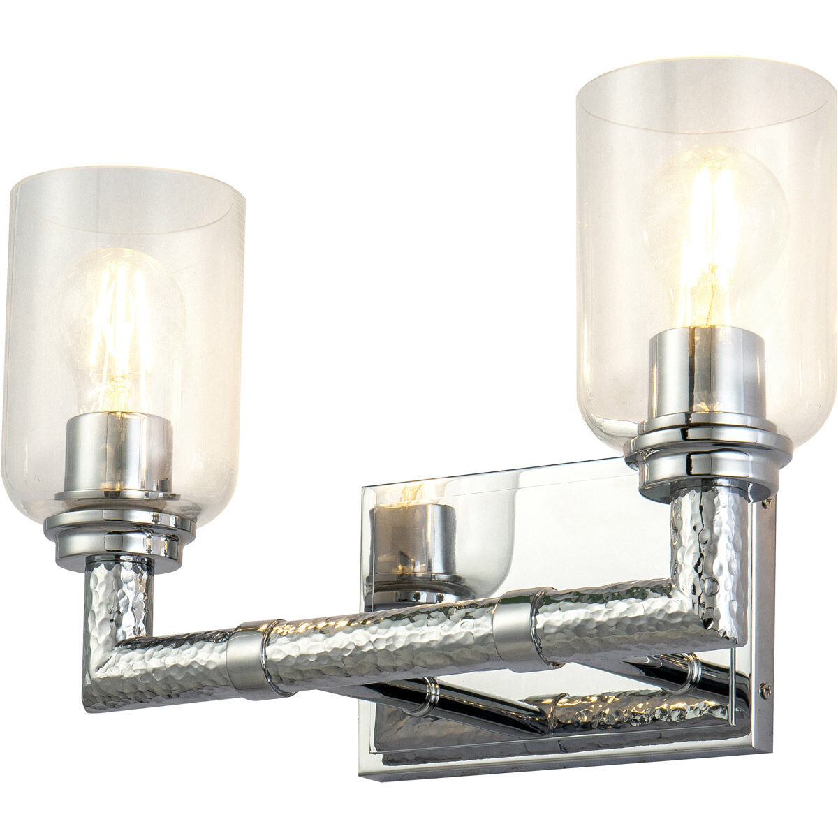 Rampart 2 Light 16 inch PC Bath Light Wall Light