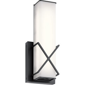 Trinsic LED 5 inch Matte Black Wall Sconce Wall Light