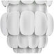 Swoon Sconce Wall Light in Matte White, Smithsonian Collaboration