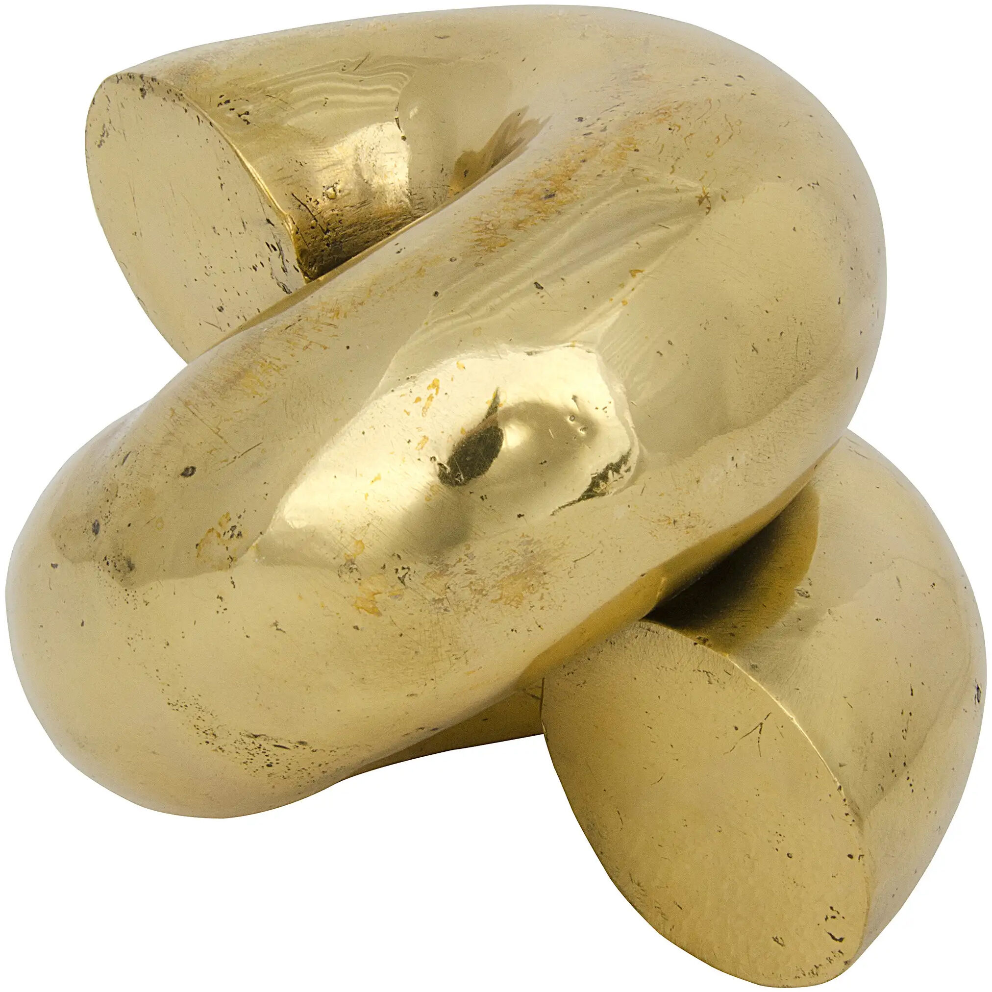 Coiled Brass Decor Accessory