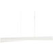 So Inclined LED 49 inch Sand White Island Light Ceiling Light