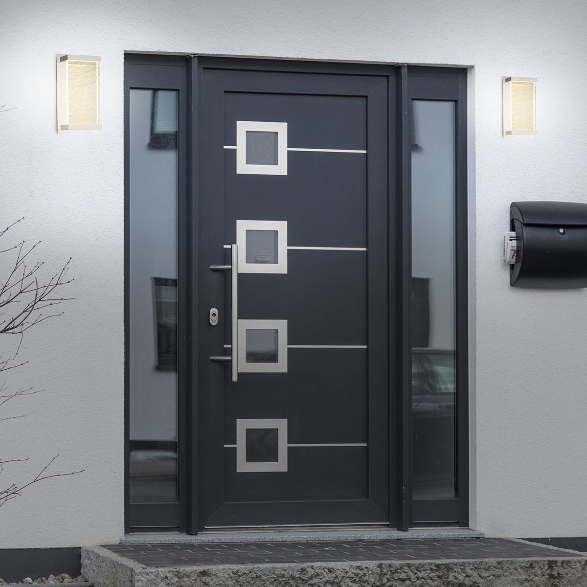 Paradiso LED 11 inch Chrome Outdoor Wall Sconce