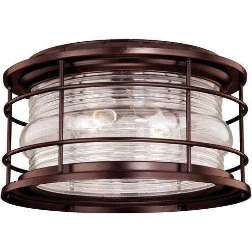 Hyannis LED 12.63 inch Burnished Bronze Outdoor Ceiling