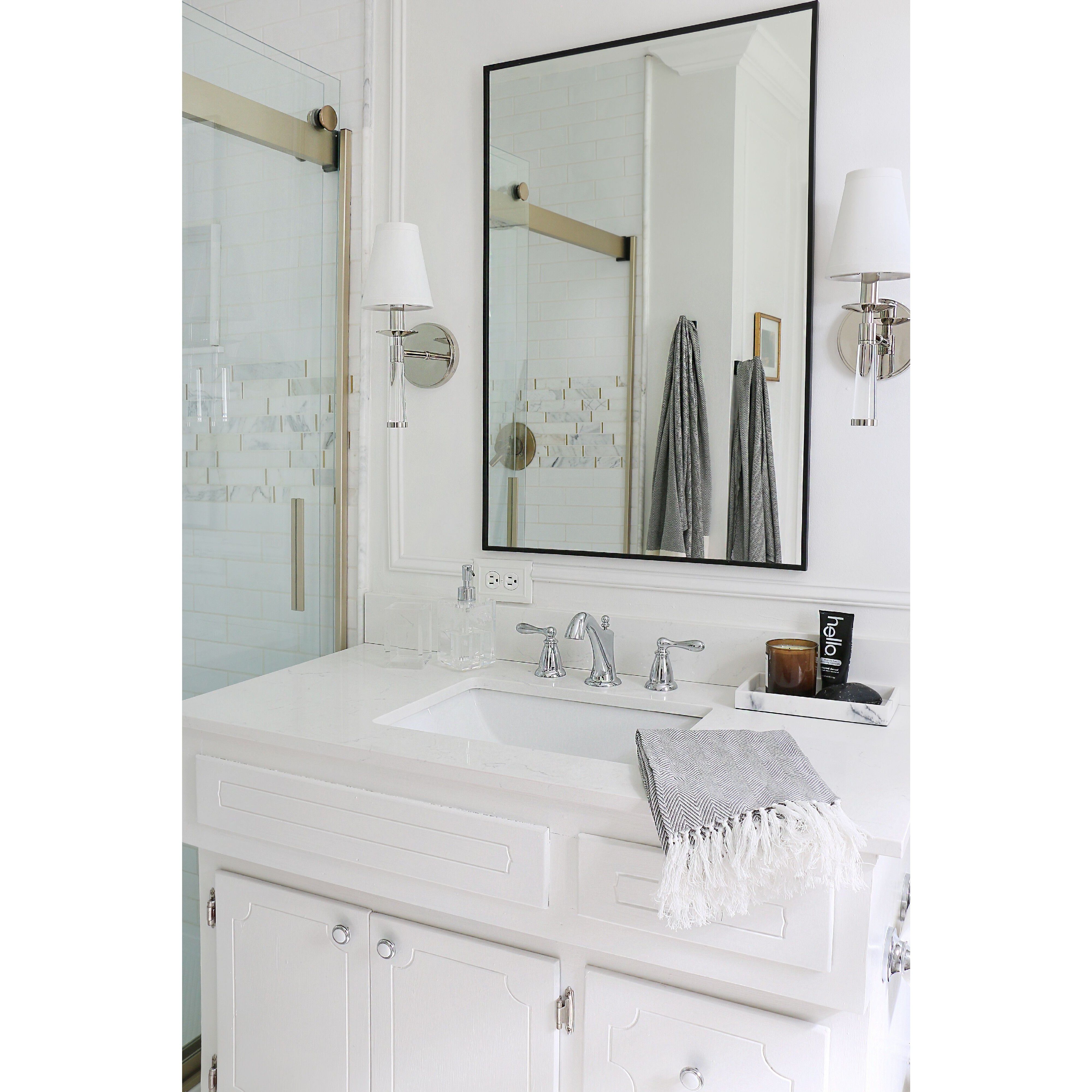 Baxter Sconce Wall Light in Polished Nickel