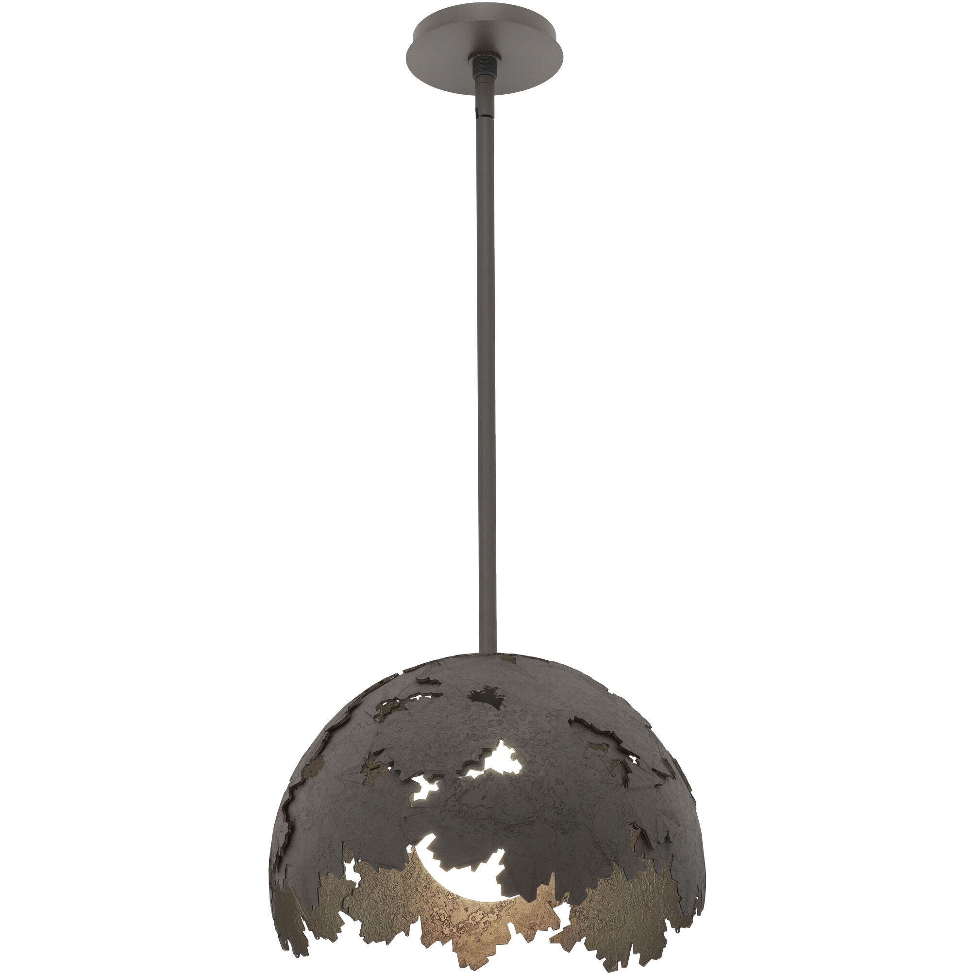 Pangea 1 Light 15.3 inch Oil Rubbed Bronze Pendant Ceiling Light