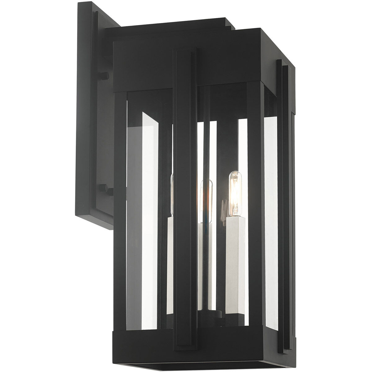 Lexington 3 Light 23 inch Black Outdoor Wall Lantern