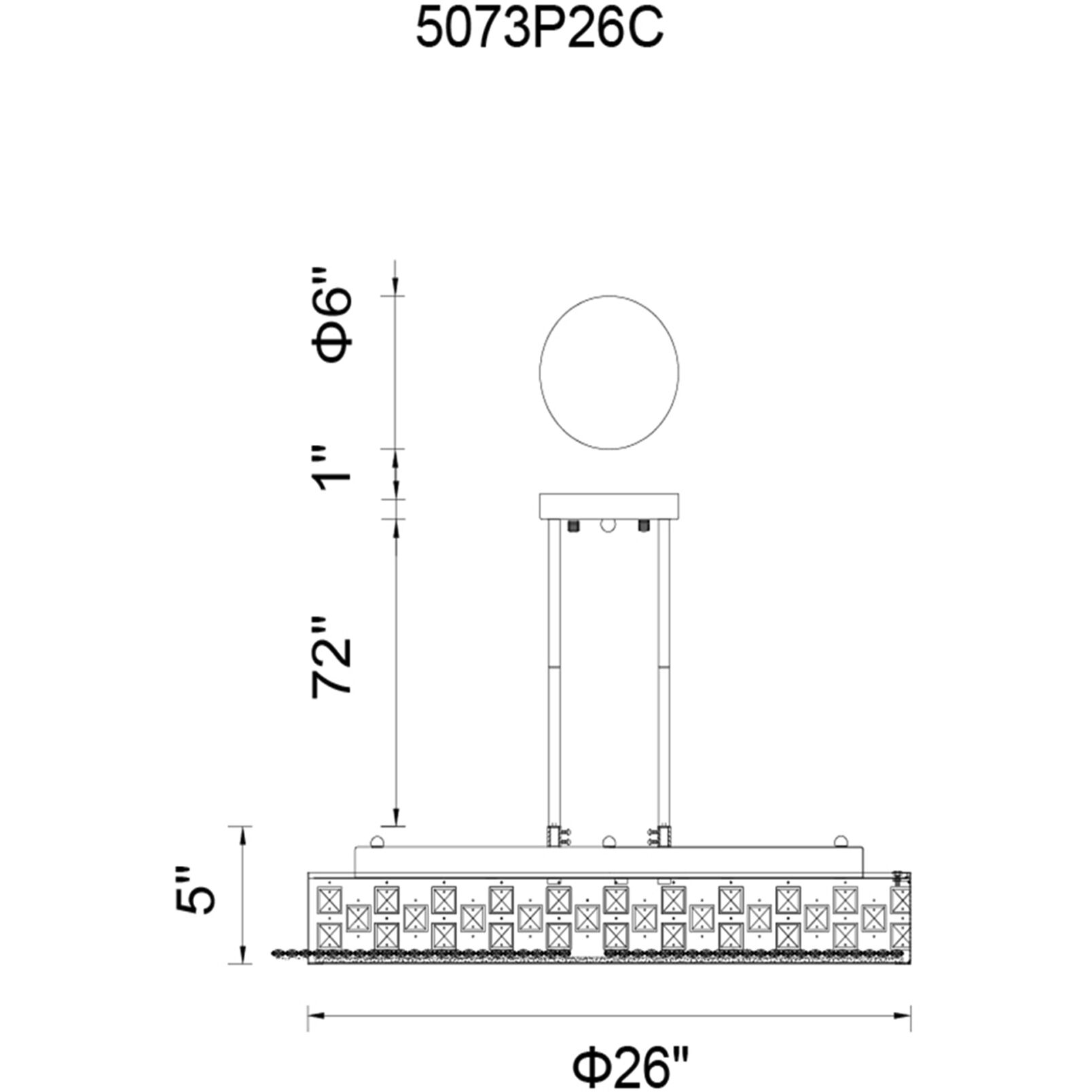 Cinderella 10 Light 26 inch Chrome Down Chandelier Ceiling Light