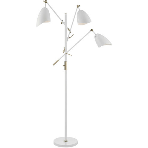 Tanko 68 inch 40.00 watt White Floor Lamp Portable Light