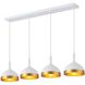 Dash LED 41 inch White and Gold Island Light Ceiling Light
