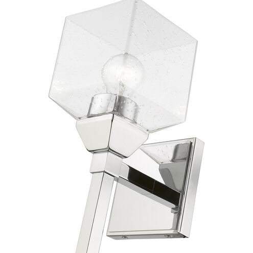 Aragon 1 Light 5 inch Polished Chrome Vanity Sconce Wall Light