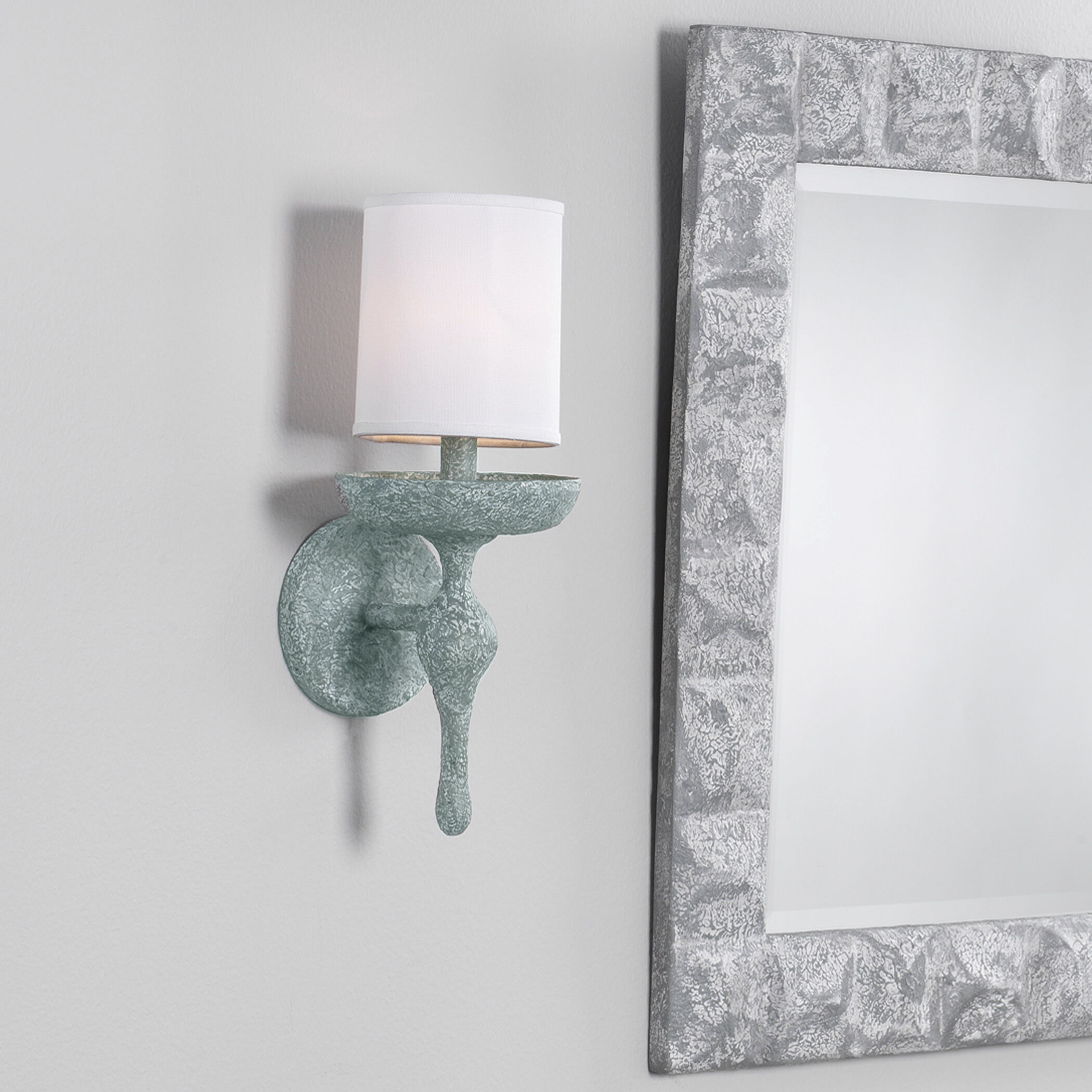 Concord 1 Light 6 inch Grey Plaster Wall Sconce Wall Light