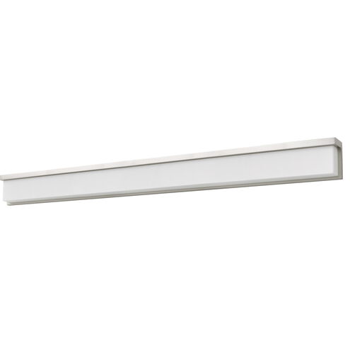Almeria LED 36.25 inch Brushed Steel Vanity Light Wall Light