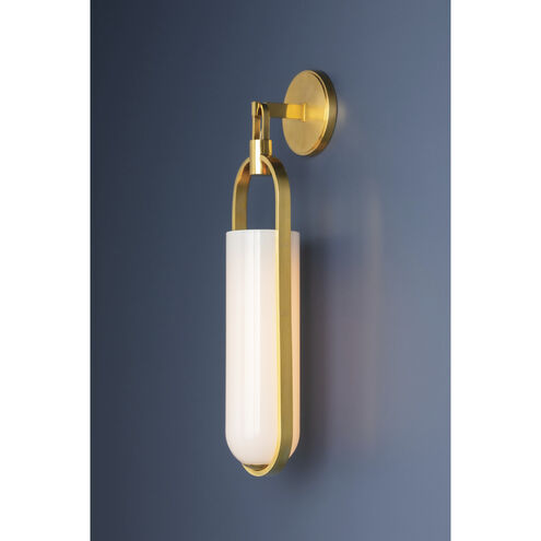 Lorimer LED 4.75 inch Aged Brass Wall Sconce Wall Light