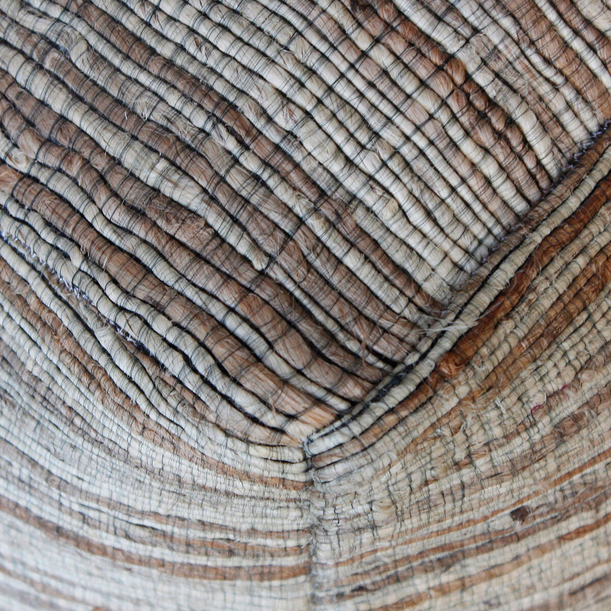 Shiro 18 inch Hemp Fibers Ottoman