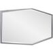 Dekland 46.75 X 27.75 inch Silver Mirror