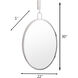 Stopwatch 33.25 X 22.25 inch Polished Nickel Powder Room Mirror, Varaluz Casa