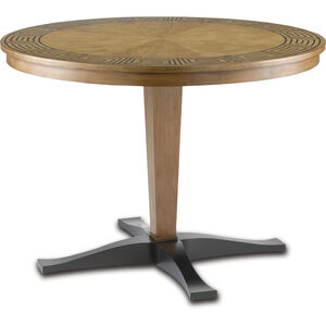 Artemis 42 inch Weathered Walnut/Caviar Black Entry/Dining Table