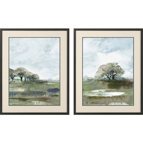 Landscapes Collection Green Framed Art
