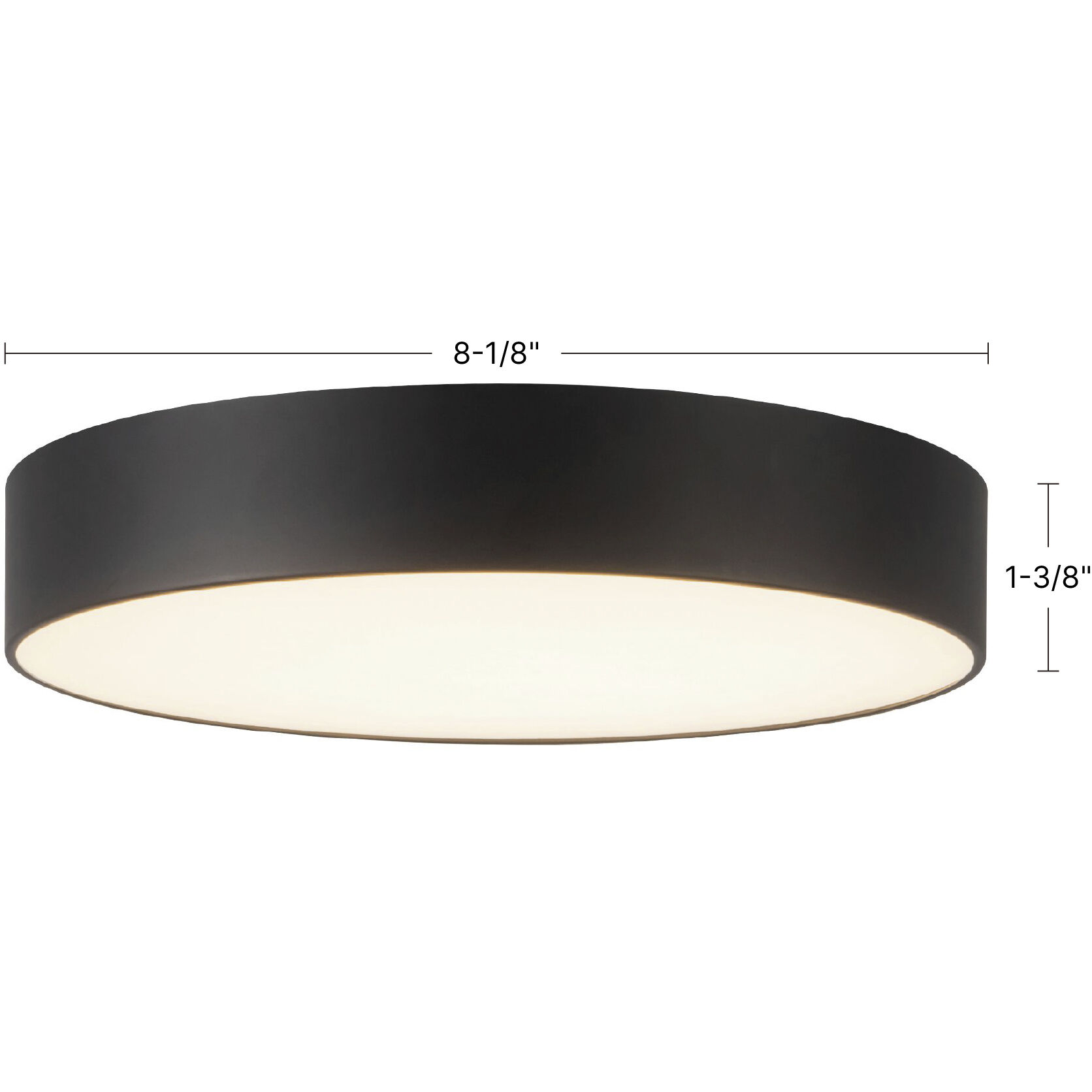 Musa 8.13 inch Brushed Nickel Flush Mount Ceiling Light