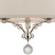 Mirage 3 Light 18 inch Polished Nickel Chandelier Ceiling Light