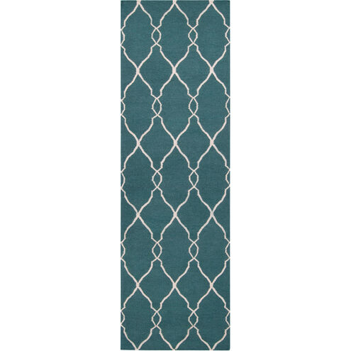 Fallon 96 X 30 inch Gray and Neutral Runner, Wool