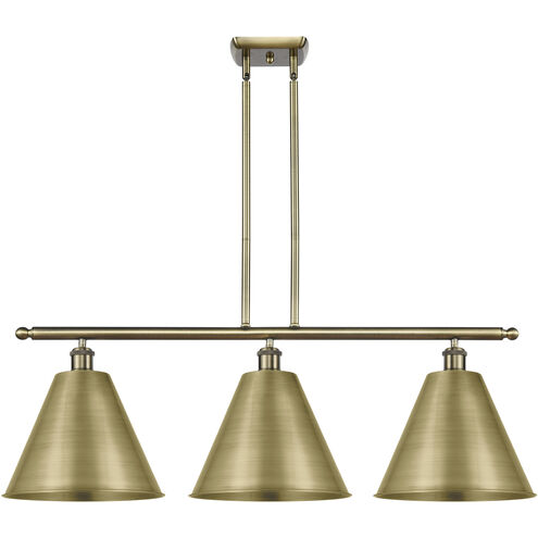 Ballston Cone LED 38.5 inch Antique Brass Island Light Ceiling Light