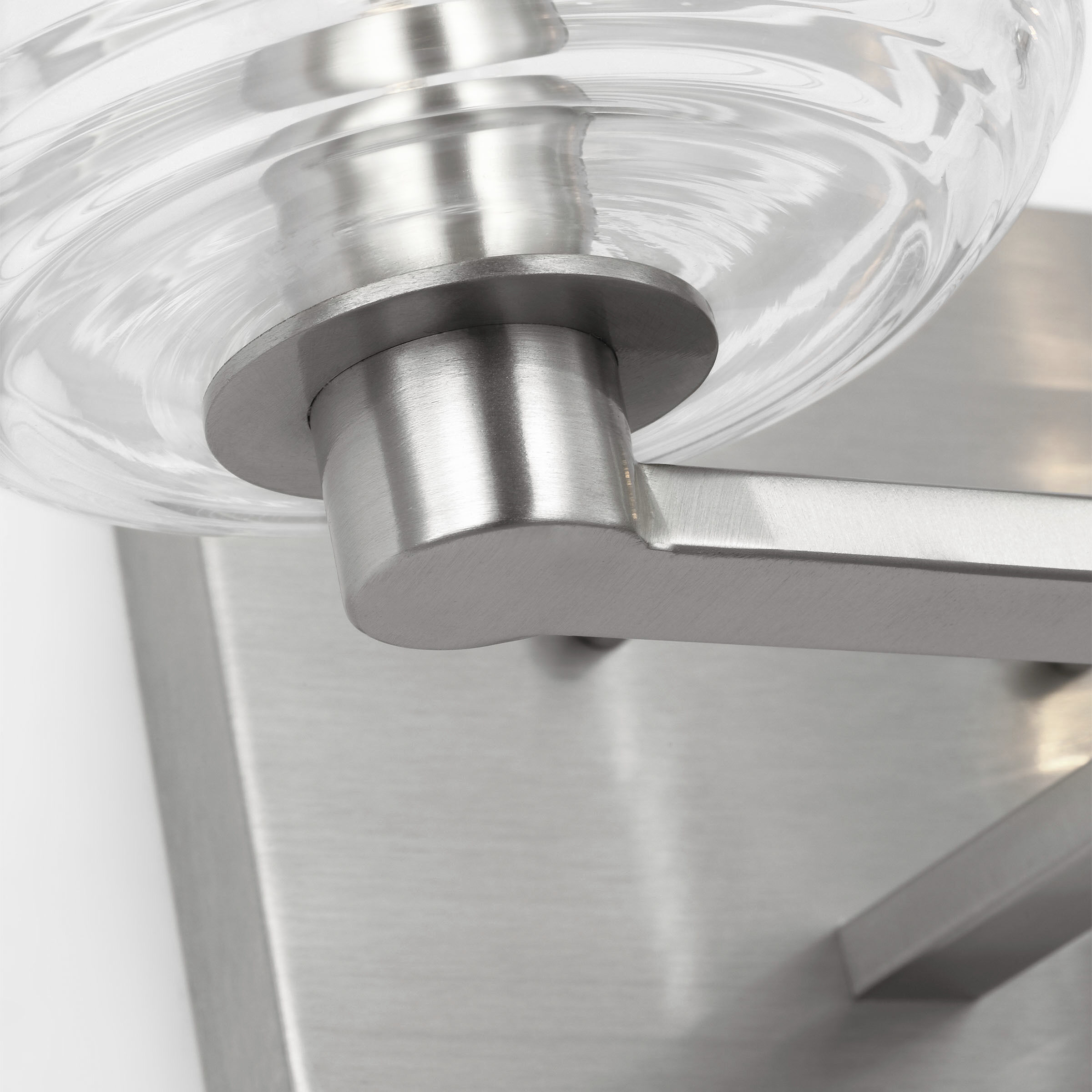 Drew & Jonathan Lochdale 2 Light 14.75 inch Brushed Nickel Vanity Light Wall Light, Medium