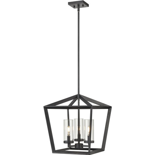 Colchester 3 Light 15 inch Weathered Zinc Pendant Ceiling Light