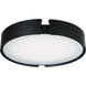 Mystic LED 14 inch Black Flush Mount Ceiling Light