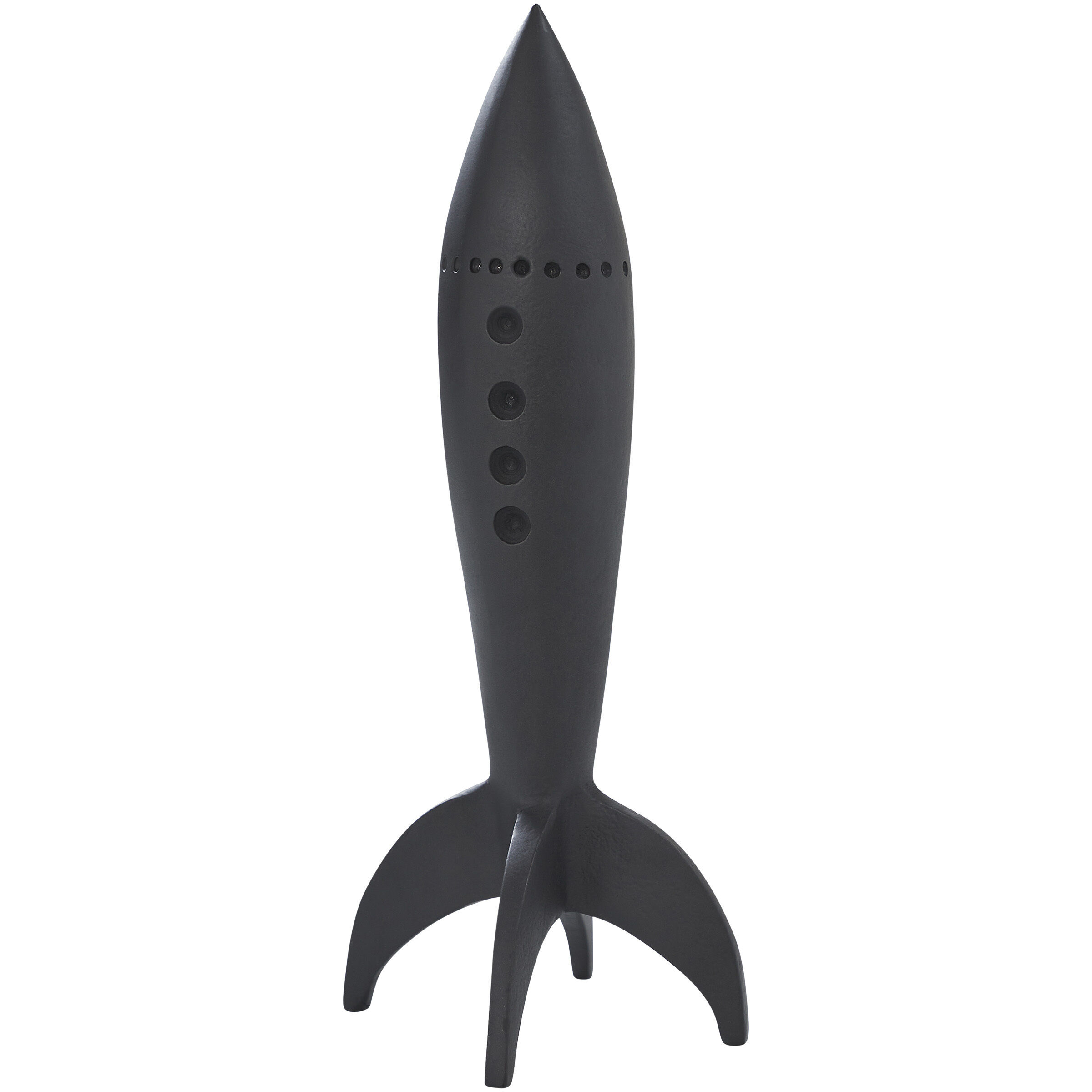 Rhodes Matte Black Statue