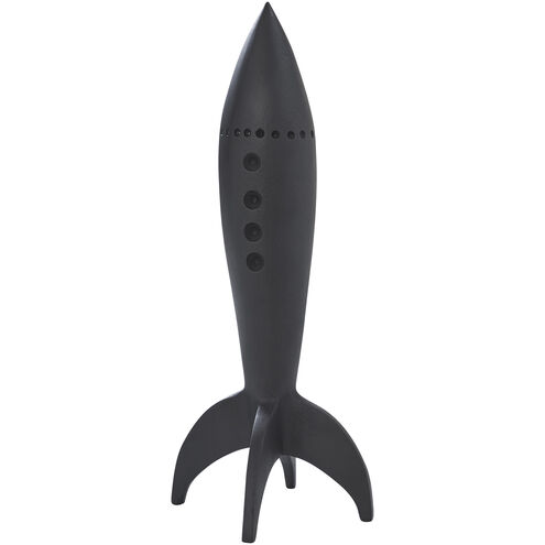 Rhodes Matte Black Statue