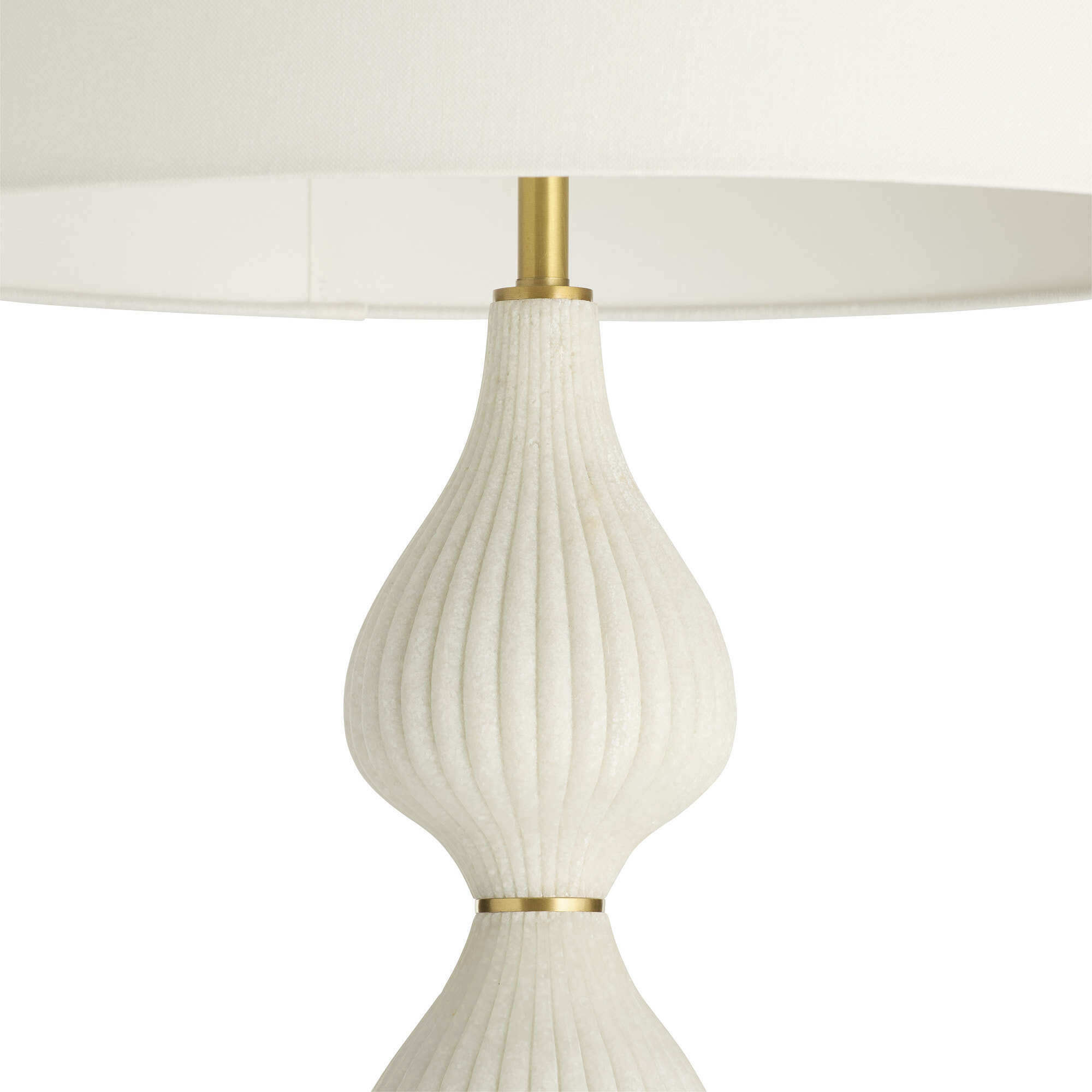 Nicole 68 inch 150.00 watt Ivory and Antique Brass Floor Lamp Portable Light