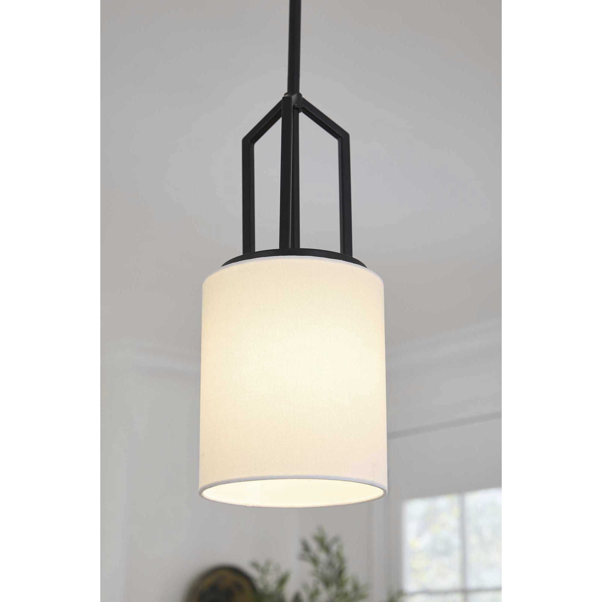 Goodwin 1 Light 7 inch Matte Black Mini-pendant Ceiling Light