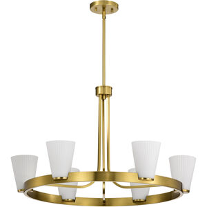 Royale 30 inch Burnished Brass Chandelier Ceiling Light