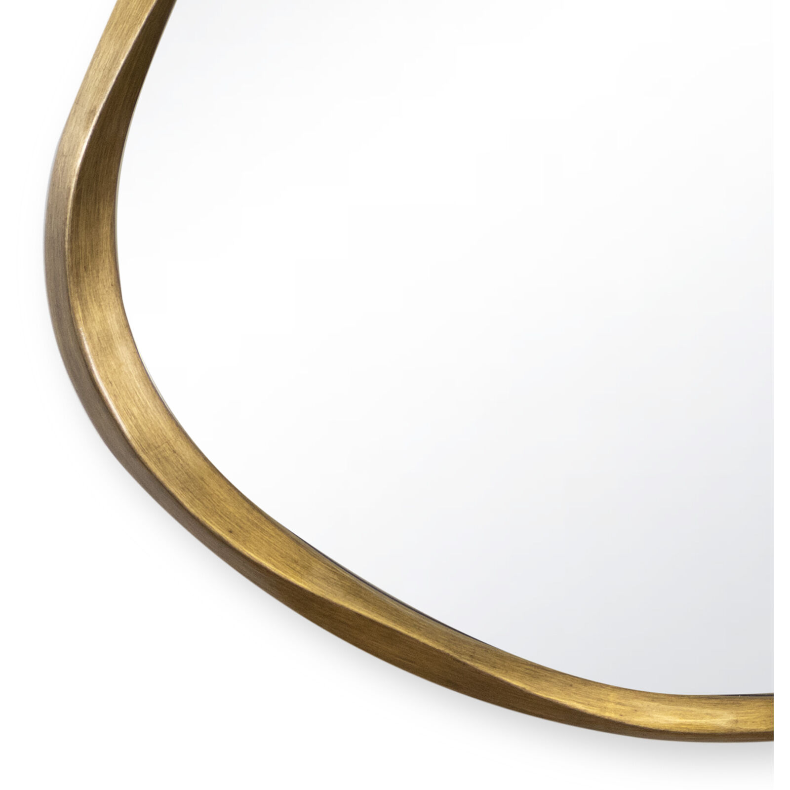 Monte 46 X 44 inch Antique Gold Leaf Mirror