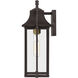 Manning 1 Light 15 inch Western Bronze Outdoor Wall Lantern