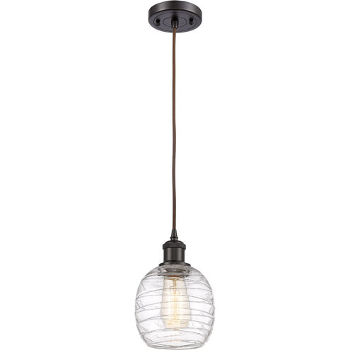 Ballston Belfast LED 6 inch Oil Rubbed Bronze Mini Pendant Ceiling Light