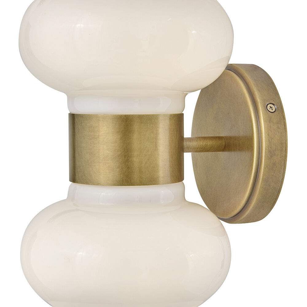 Nadia Sconce Wall Light in Lacquered Brass