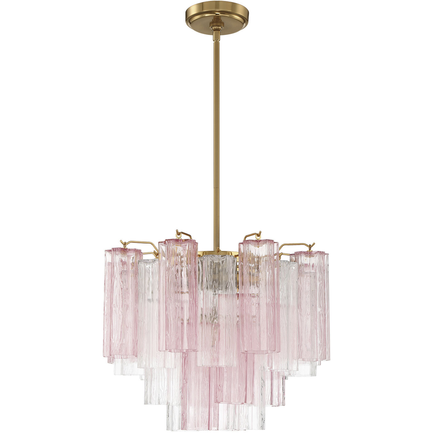 Addis 4 Light 17.75 inch Aged Brass Mini Chandelier Ceiling Light in Spring