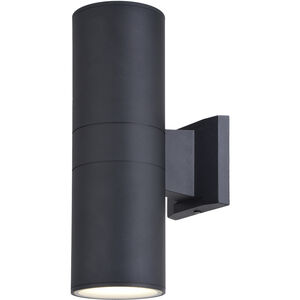 Chiasso LED 13 inch Textured Black Outdoor Wall