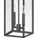 Hillside 2 Light 7 inch Textured Black Exterior Pendant
